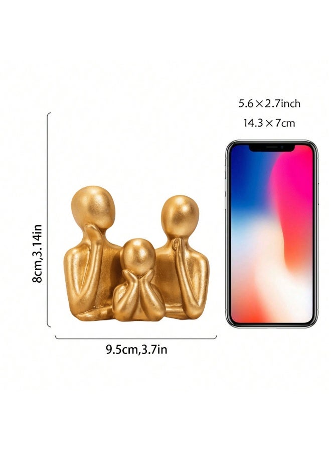 Golden Figure Ornaments Simple Small Ornaments Home Accessories Desktop Decoration Ornaments - Image 4
