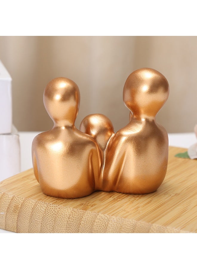 Golden Figure Ornaments Simple Small Ornaments Home Accessories Desktop Decoration Ornaments - Image 3