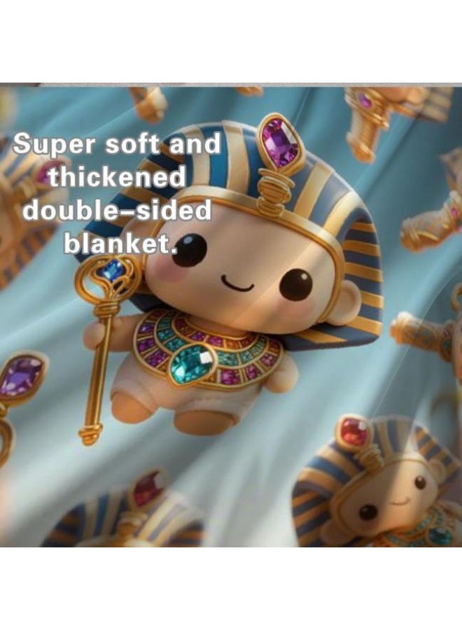 general Baby and children's cartoon flannel thin blanket (warm and comfortable, suitable for sleep, game use) 70cm*100cm - Image 5