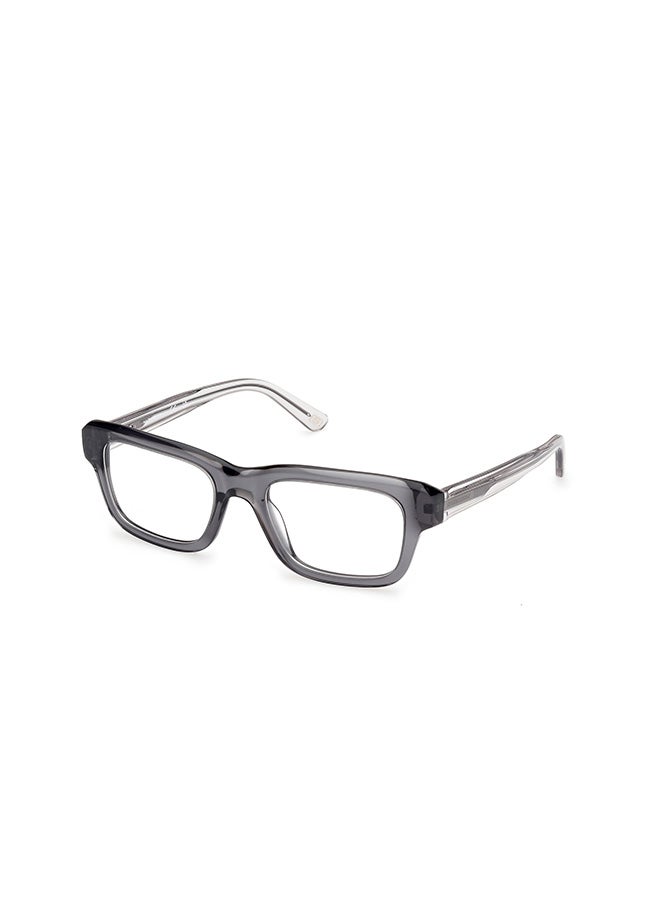 SKECHERS Men's Rectangular Eyeglass Frames Shiny Grey SKECHERS SE5007402053 53 mm - Image 1
