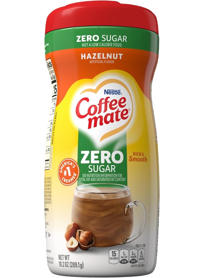 Nestle Coffee Mate Sugar Free Hazelnut 289.1grams Pack of 1 - Image 1
