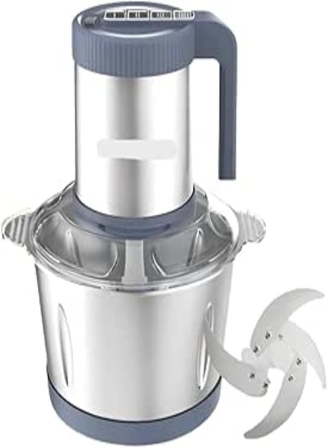 Jamaki Stainless Steel Electric Kibbeh 3.5L 800W 4 Speed Sharp Blades Vegetable Meat Mincer Jmk 8009 Assorted Colors