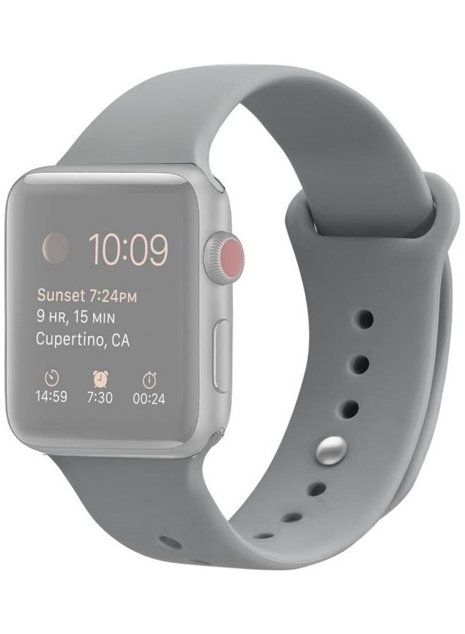 NIBEMINENT Ethnic Replacement Watchband For Apple Watch Series 1/2/3/4/5/6/7/SE 38-40-41mm Brick Cyan - Image 1