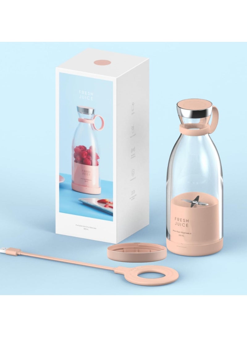OTPEIR Personal Size Blender, Portable Blender, Battery Powered USB Blender (Pink) - Image 5