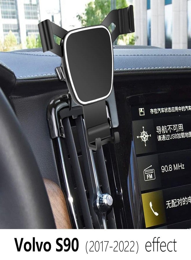 musttrue Car Phone Holder for 2017-2025 Volvo S90 Auto Accessories Navigation Bracket Interior Decoration Mobile Cell Phone Mount - Image 2