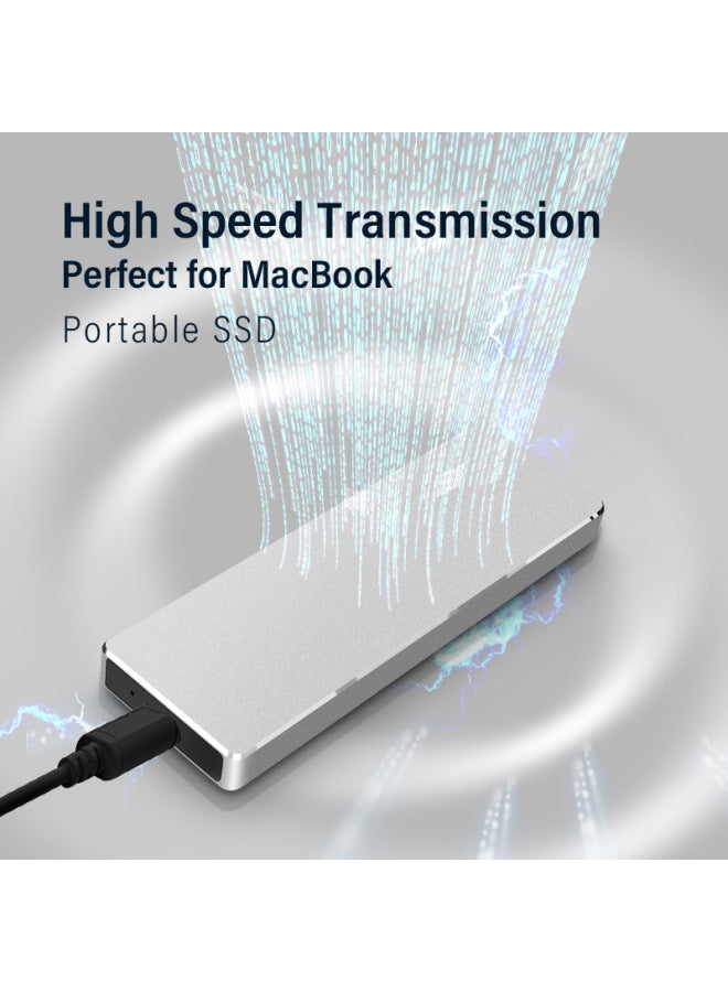 Ultra-high-speed External SSD-portable And Large-capacity Mobile Solid-state Drives For 8TB 30TB-Capacity:High-speed 4tb (do Not Take Photos Personally)-Interface:Type-c Gold - Image 1