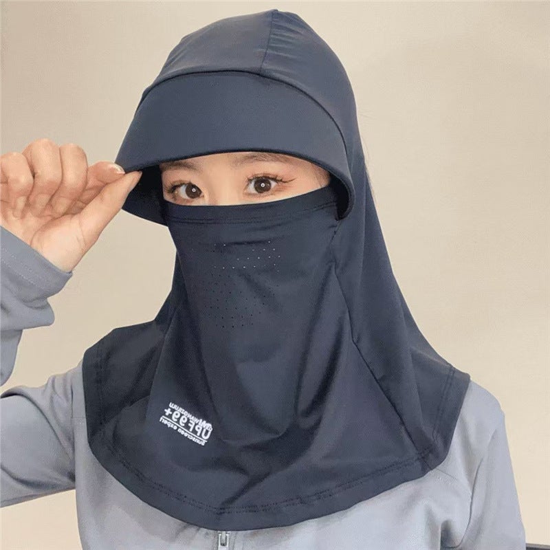 Full Face Sun Hat Children'S Summer Sun Hat Uv Protection Outdoor Riding Neck Mask Sun Hat Cool - Image 5