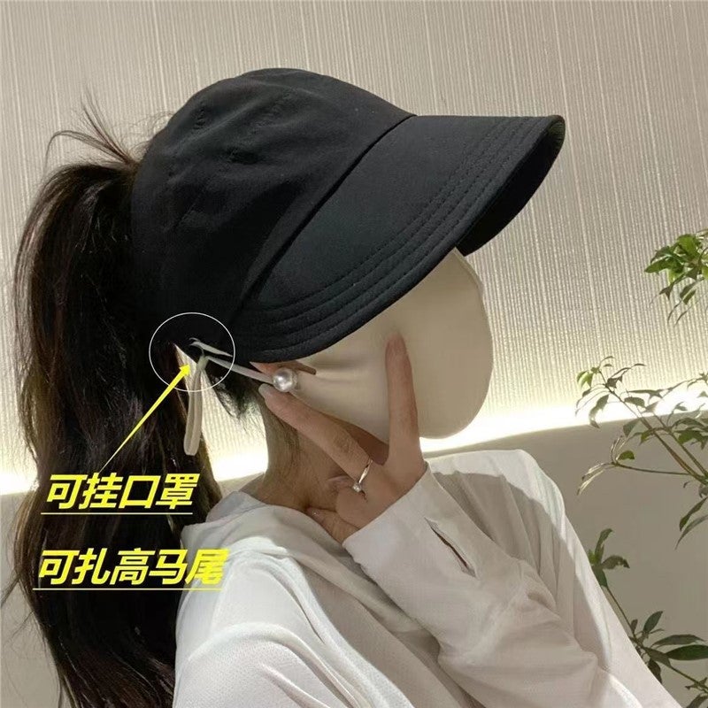Full Face Sun Hat Children'S Summer Sun Hat Uv Protection Outdoor Riding Neck Mask Sun Hat Cool - Image 1