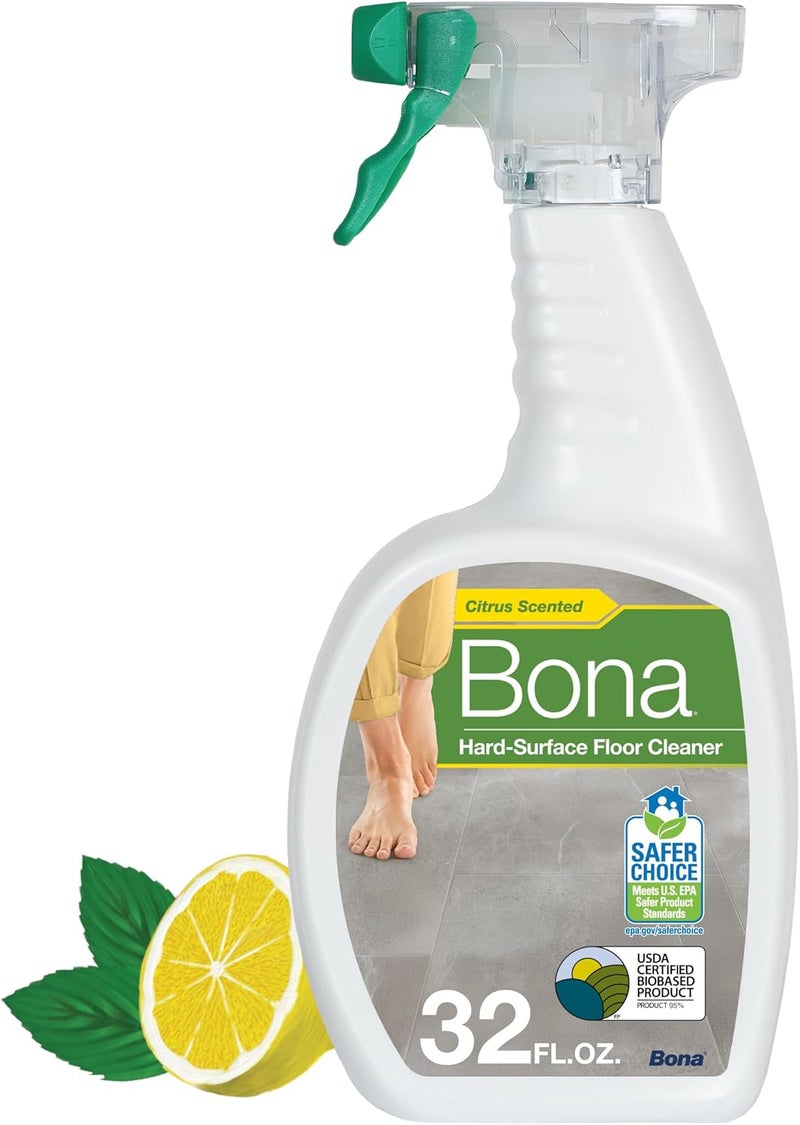 BONA MULTI-SURFACE CLEANER SPRAY, LEMON & MINT SCENT, 32 OZ - Image 1