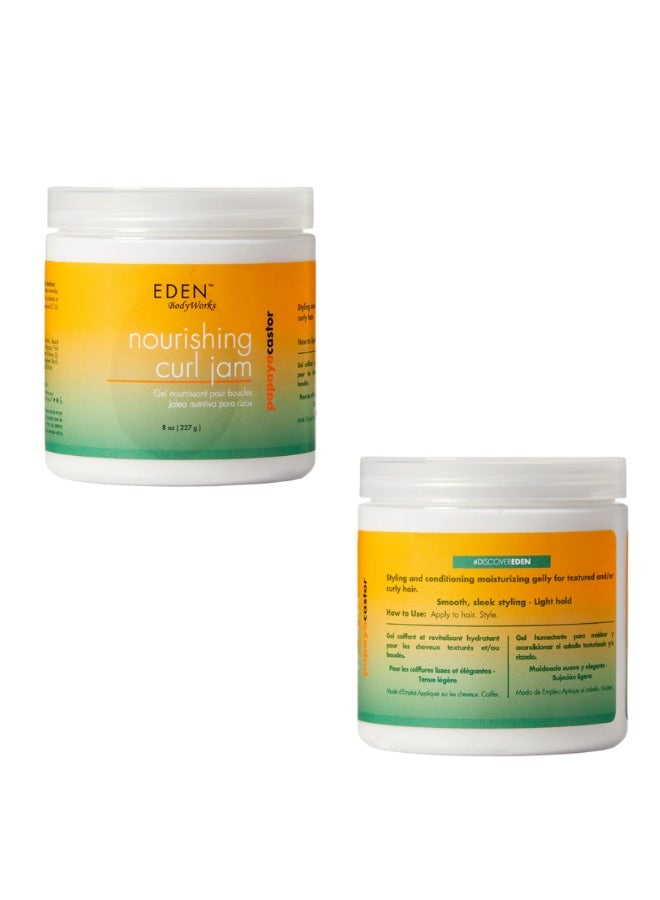 eden bodyworks Eden Body Works Papaya Castor Nourishing Curl Jam 8Oz - Image 3