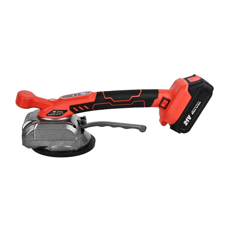Hyco LABEL FLYMAX Tile Vibrator and Levelling Machine, 5 Speed Settings, Hand-held Vibrator with Suction Cup, 2X2.0Ah Batteries Included Made in Taiwan - Image 2