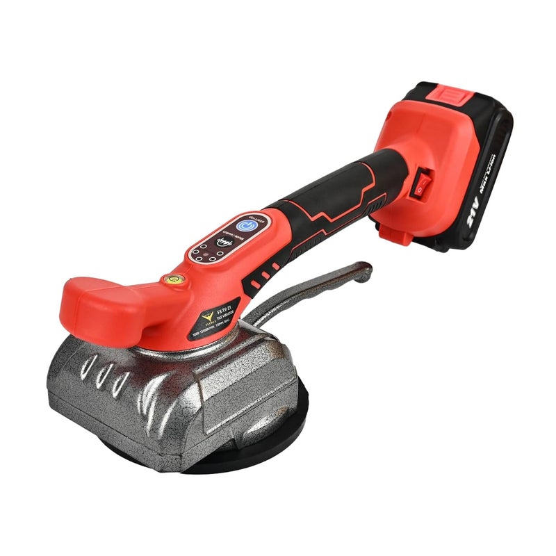 Hyco LABEL FLYMAX Tile Vibrator and Levelling Machine, 5 Speed Settings, Hand-held Vibrator with Suction Cup, 2X2.0Ah Batteries Included Made in Taiwan - Image 3