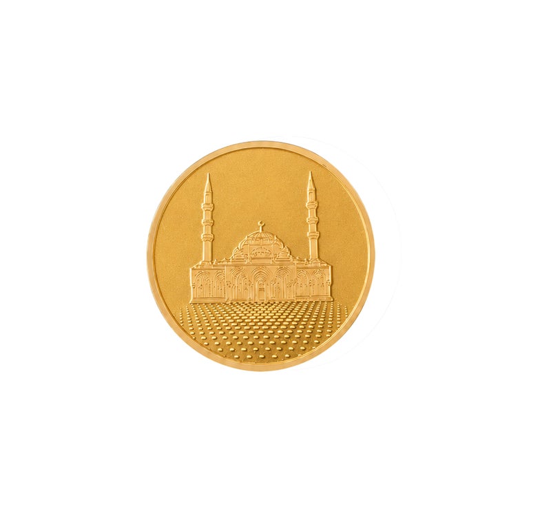 Auriz Minting 20gm 24K Gold Coin Round Design 999.9 Pure Gold (With Invoice) - Image 3
