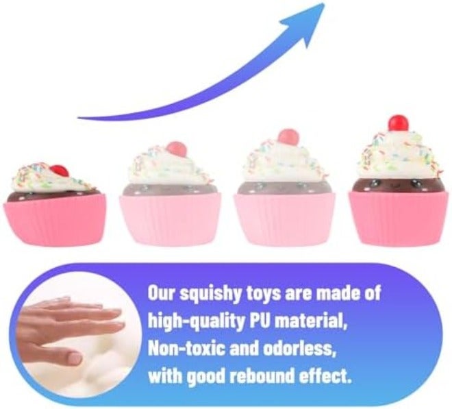 Anboor Kawaii Squishies - Slow Rising Scented Food Foam Toys for Kids & Adults - Image 5