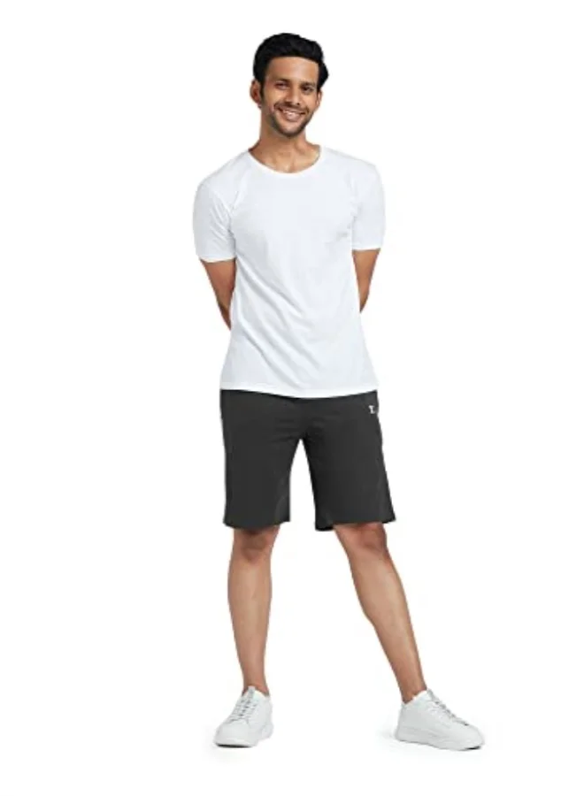 XYXX  Men's Ace Cotton Regular Fit Solid Shorts with Side Pockets and No Marks Waistband  | Best Price UAE