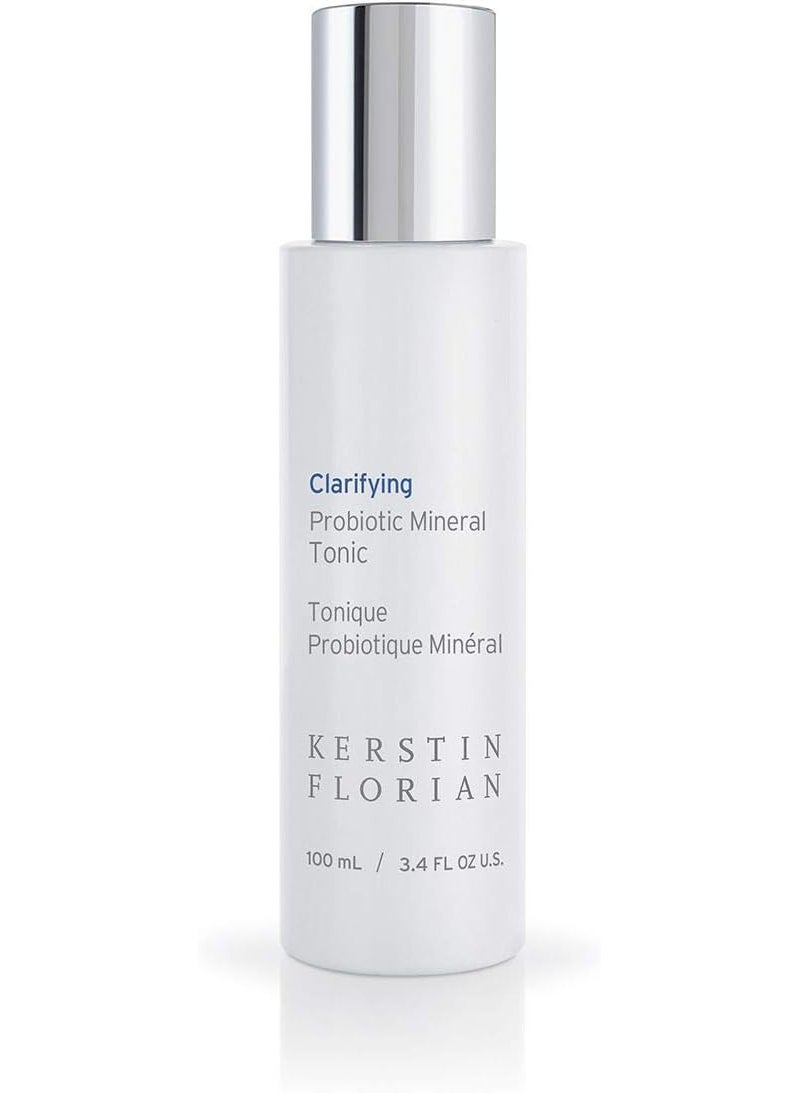 Kerstin Florian - Kerstin Florian Clarifying Probiotic Mineral Tonic  Detoxifying Toner for Face  Body  Natural Skincare to Clarify and Regulate Oily Skin  Clear Pores  Gentle Formula for Women  Men 34 fl oz - Image 1