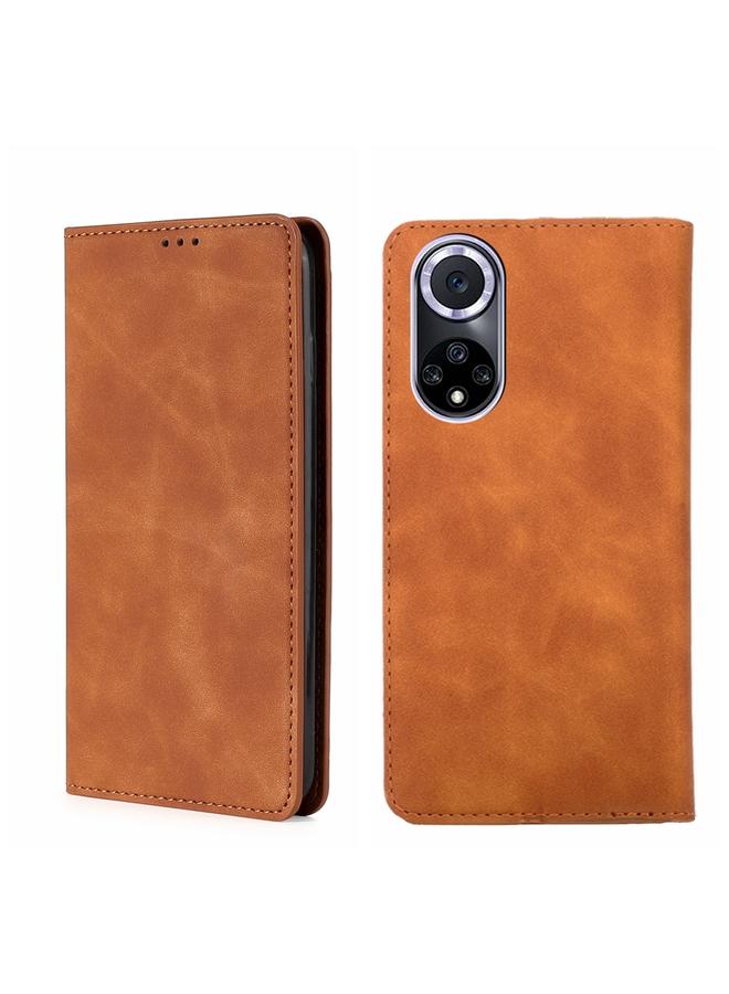 S-TOP Case For Huawei nova 9 Skin Feel Magnetic Horizontal Flip Leather Phone Case - Image 1
