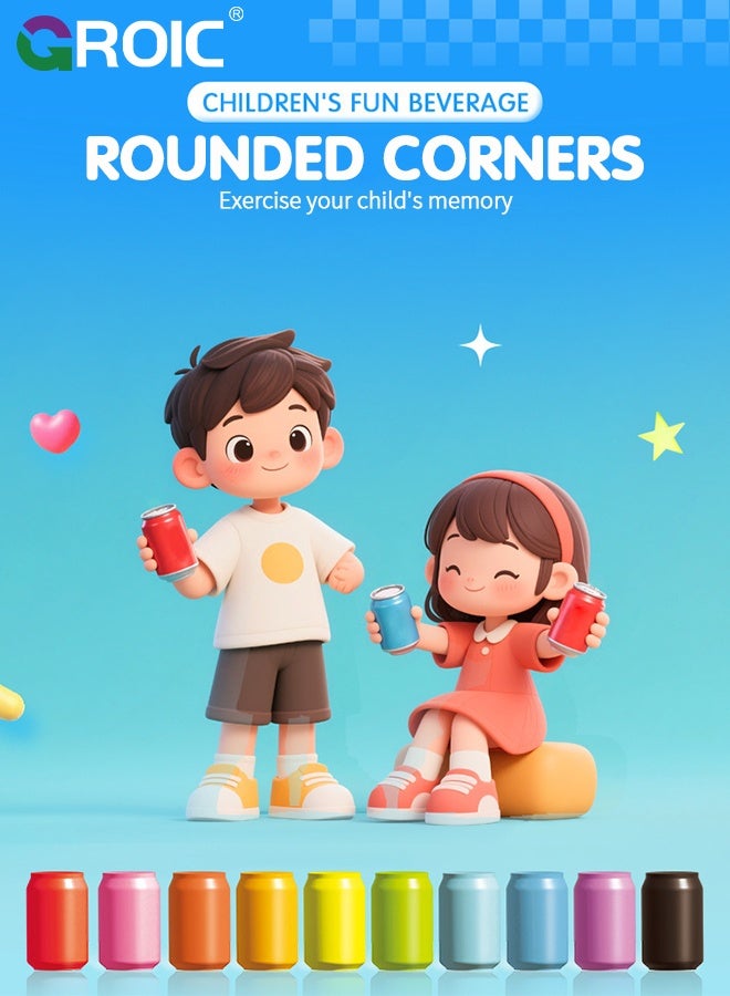 GROIC Bottle Color Match Game, Fun Family Board Game for Kids Player Bottle flip Game for Kids and Adults with 20 bottles - Image 2