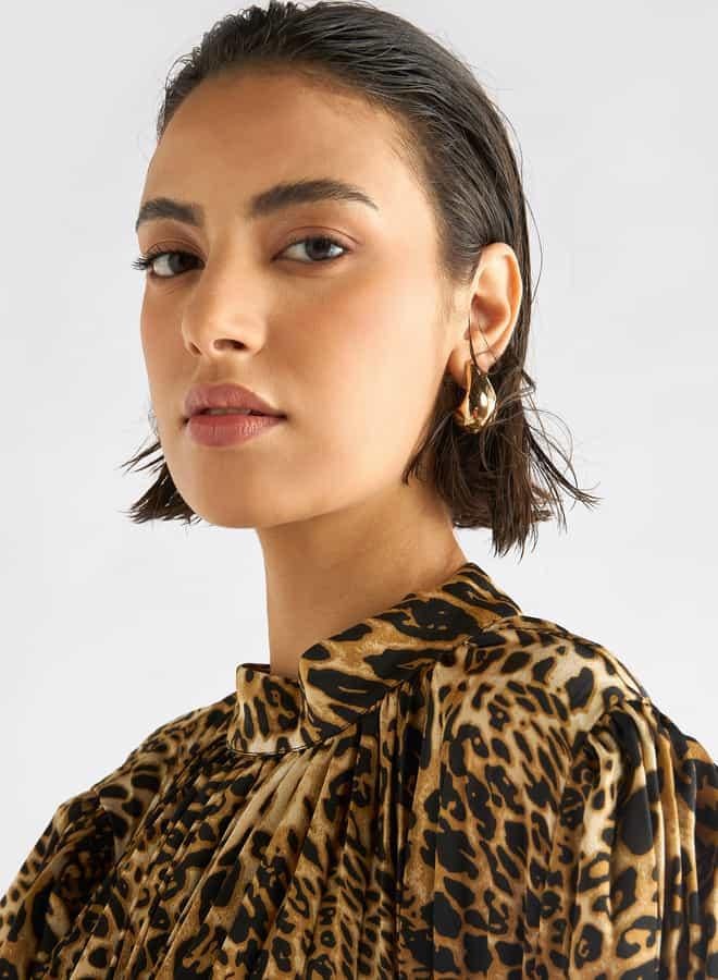 Splash FAV Leopard Print Dress - Image 4