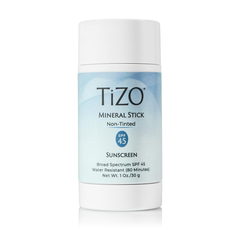 TiZO Mineral Stick SPF 45 | Non-Tinted | Water Resistant (80 minutes) | Broad Spectrum Sunscreen | UVA/UVB Protection | For all skin types | Easy On-the-Go Application | 1 oz / 30 g - Image 1