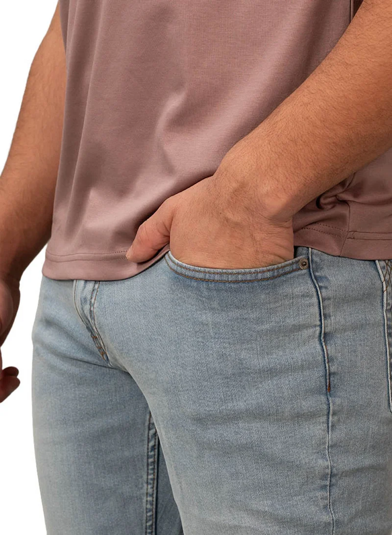 GIORDANO  Men's Skinny Taper Stretch Cotton Denim Jeans Low Rise for Men | Best Price UAE