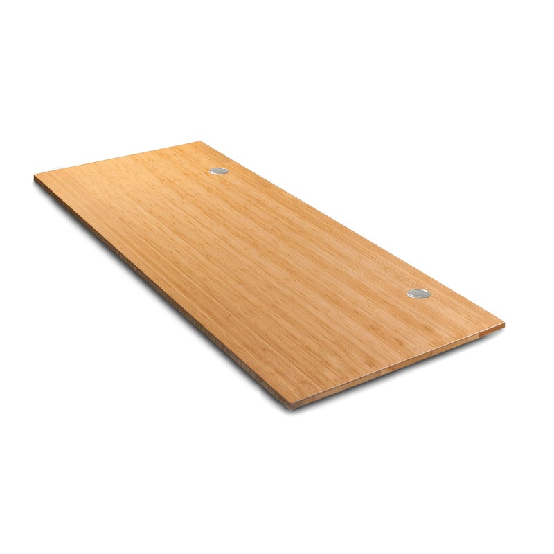 VWINDESK 72 x 30 x 1 Inch 100 Solid Bamboo Desk Table Top Onlyfor Standing Desk Home Office Desk with 60mm GrommetsRight Angle