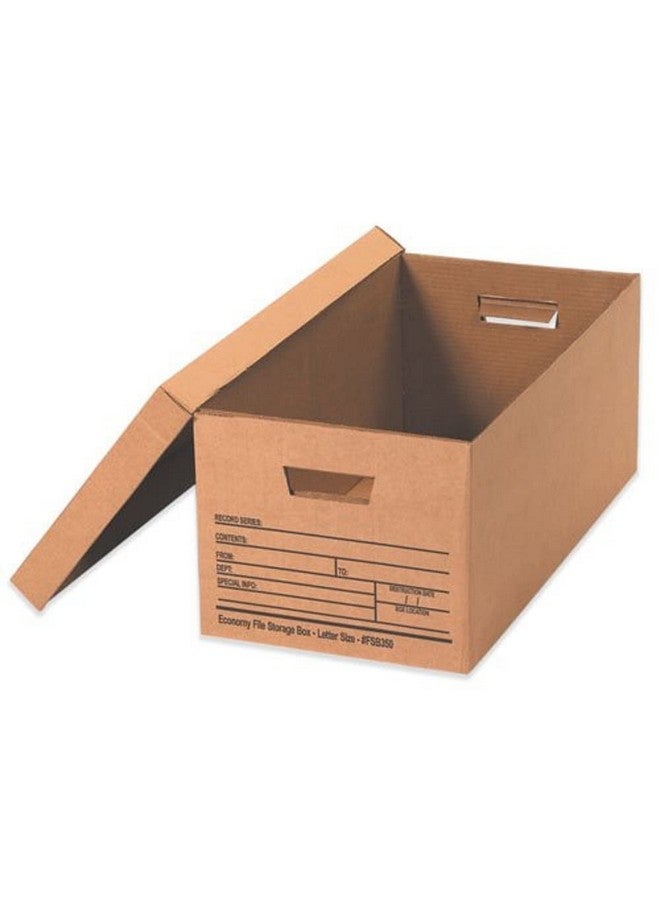 Aviditi Fsb350 Economy File Storage Boxes 24 X 12 X 10 Kraft (Pack Of 12) - Image 1