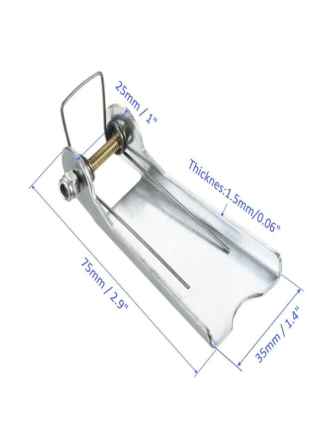 طقم مزلاج أمان خطاف M METERXITY - استبدال وصلة سحب خطاف الانزلاق، مناسب لخطاف سحب المقطورة/الرافعة (طول 2.9 بوصة، فضي) - Image 3