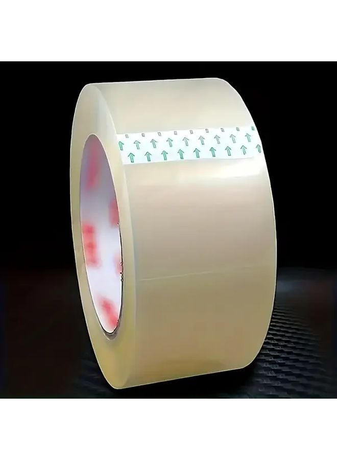 3 قطع شريط تغليف متين 90 ياردة شفاف مقاوم للماء ذو لاصق قوي - Image 2