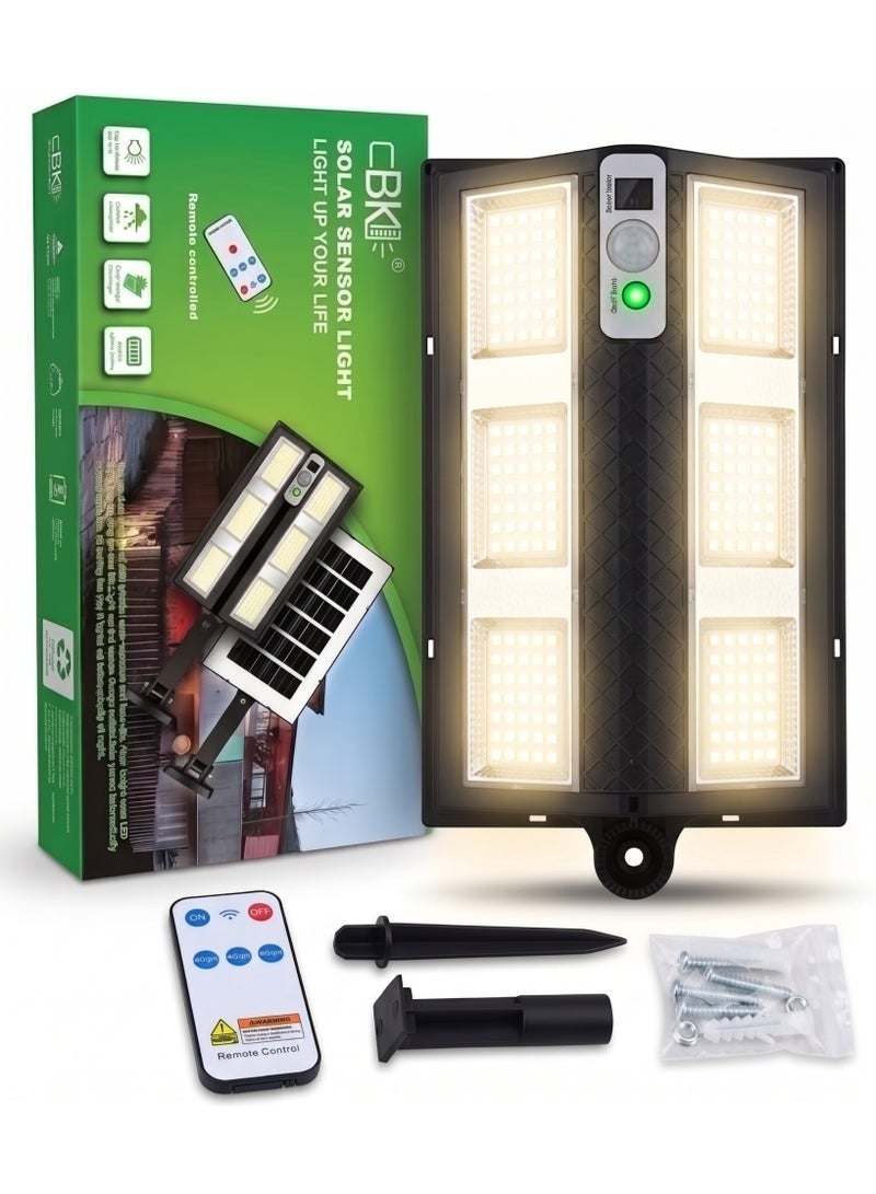 ELTRAZONE CBK Solar Sensor Outdoor LED Light, Waterproof with Auto On/Off & Remote Control - Image 1
