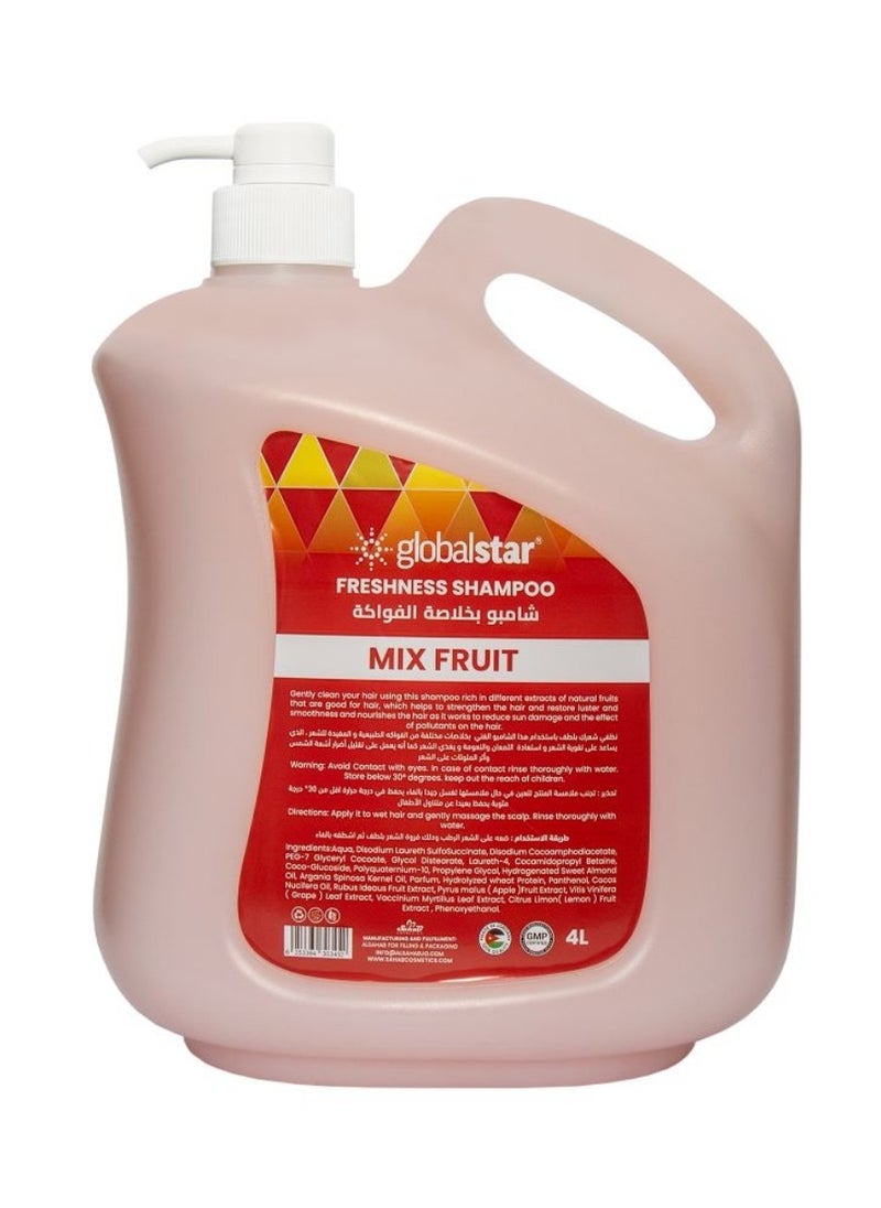 globalstar Globalstar Freshness Mix Fruit Shampoo 4L 
