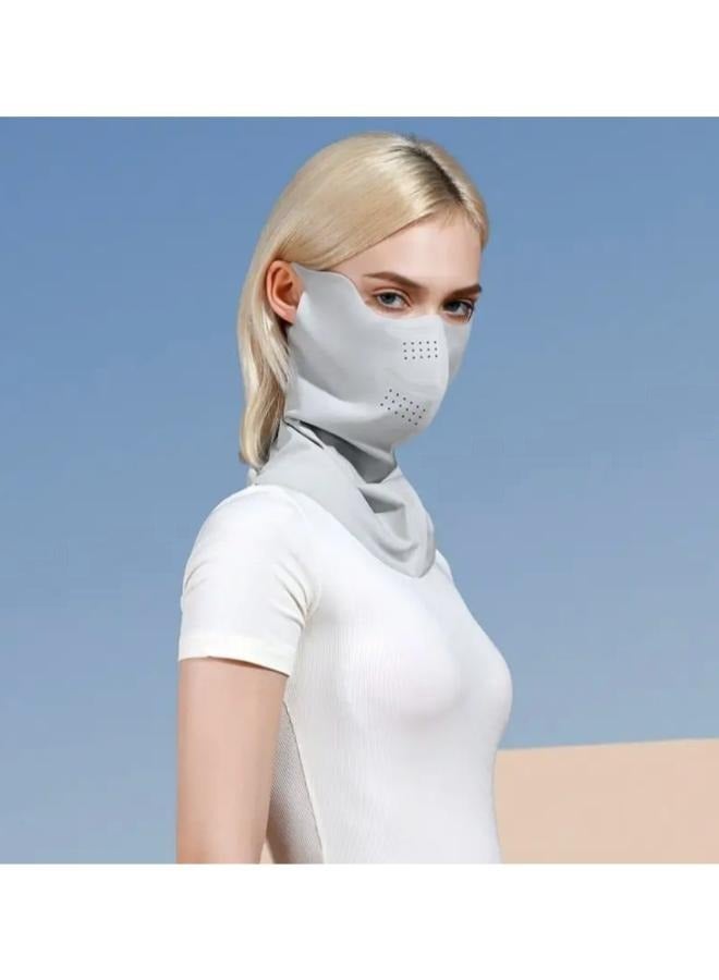 UPF50+ Summer Thin Breathable Sunscreen Mask for Outdoor Activities - Image 3
