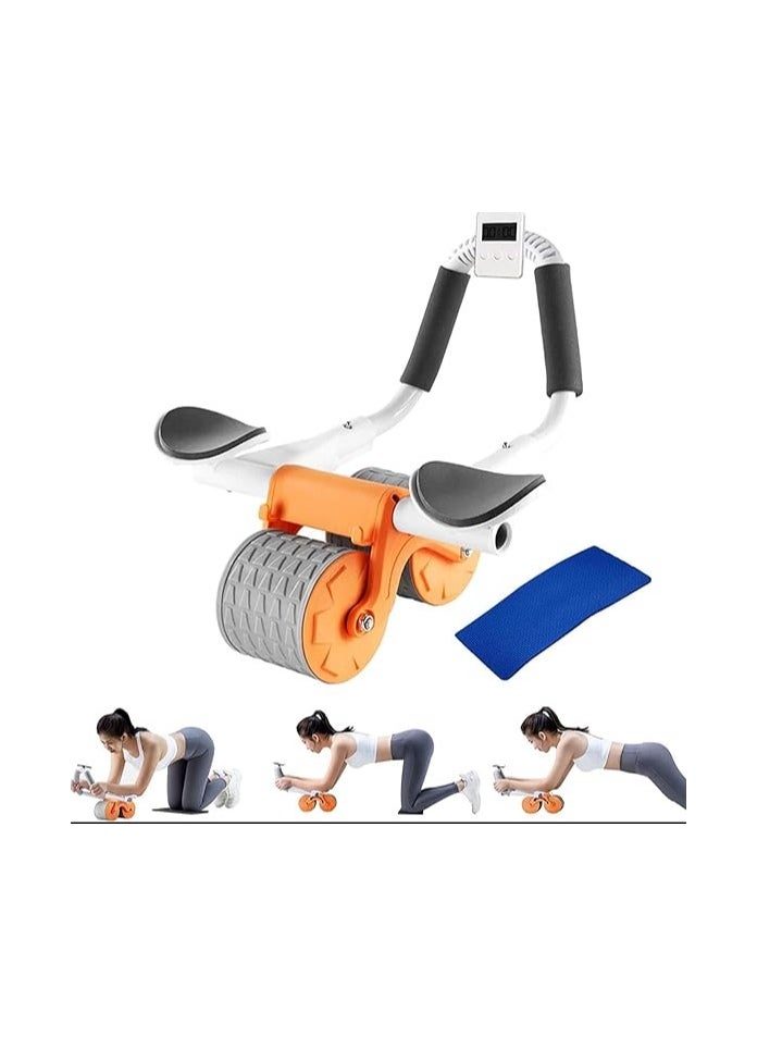 PRO ACTION - Ab Abdominal Exercise Roller Elbow Support, abs roller wheel core exercise equipment, Automatic Rebound Abdominal Wheel - Image 1