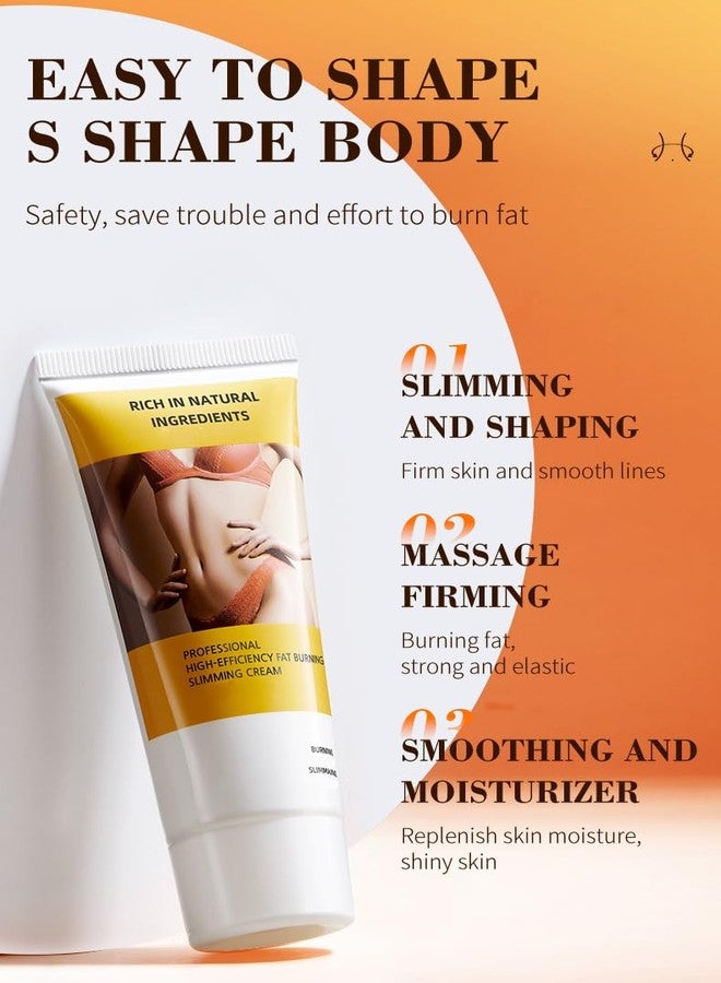 Grospe Slimming Massage Cream, Firming & Contouring Cream, Reduces Excess Fat on Abdomen, Hips, Arms & Thighs, Tightens Loose Skin, Eliminates Body Edema, for Men & Women, 2.1 FL OZ - Image 5