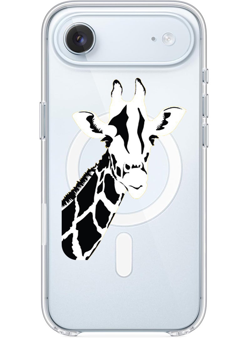 Theodor Magnetic Case for Apple iPhone 17 Air Compatible with MagSafe Wireless Charging, Shockproof Phone Bumper Cover - Giraffe - Image 1