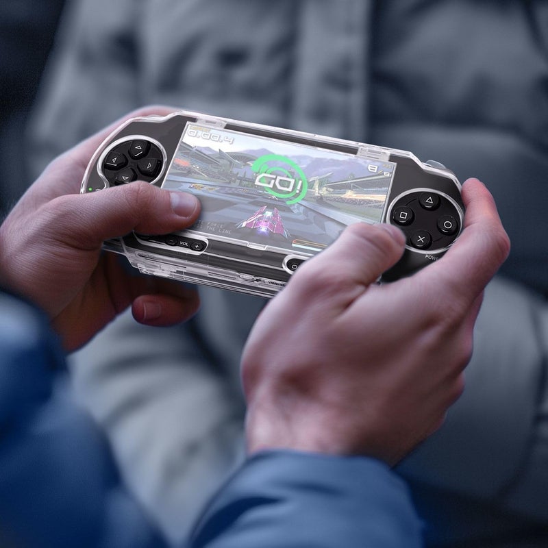 eWINNER Clear Hard Case for PSP 1000 - Protective Transparent Hard Case for Sony PSP 1000/ Full Cover Crystal Clear Hard Case for PSP 1000 Console/Snap-in Protector Cover Case with Clear Display - Image 4