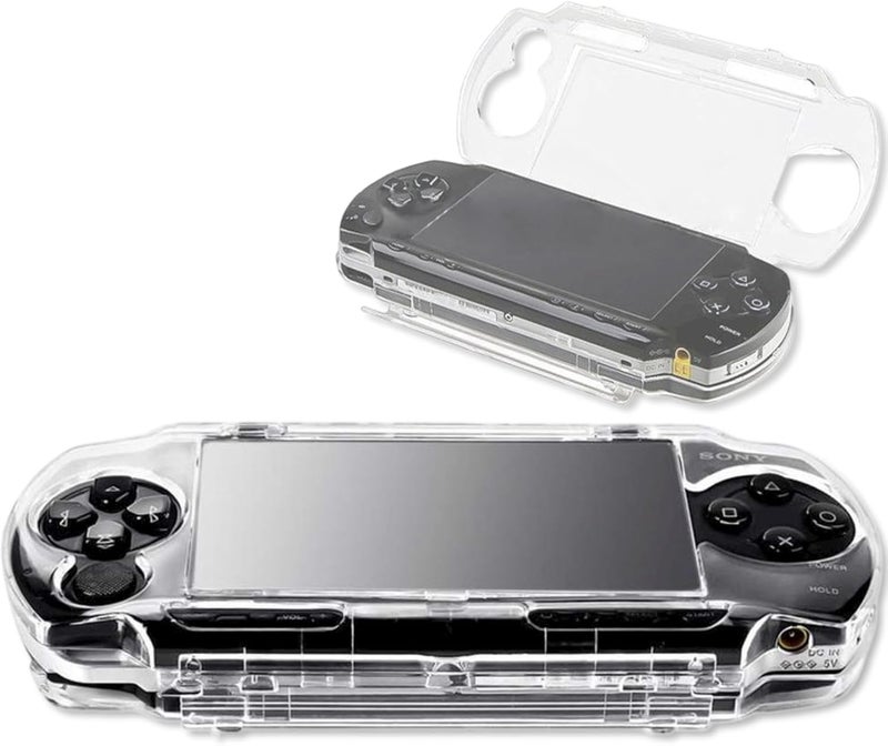 eWINNER Clear Hard Case for PSP 1000 - Protective Transparent Hard Case for Sony PSP 1000/ Full Cover Crystal Clear Hard Case for PSP 1000 Console/Snap-in Protector Cover Case with Clear Display - Image 1