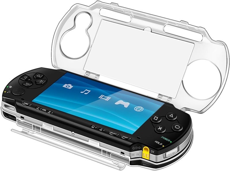 eWINNER Clear Hard Case for PSP 1000 - Protective Transparent Hard Case for Sony PSP 1000/ Full Cover Crystal Clear Hard Case for PSP 1000 Console/Snap-in Protector Cover Case with Clear Display - Image 3