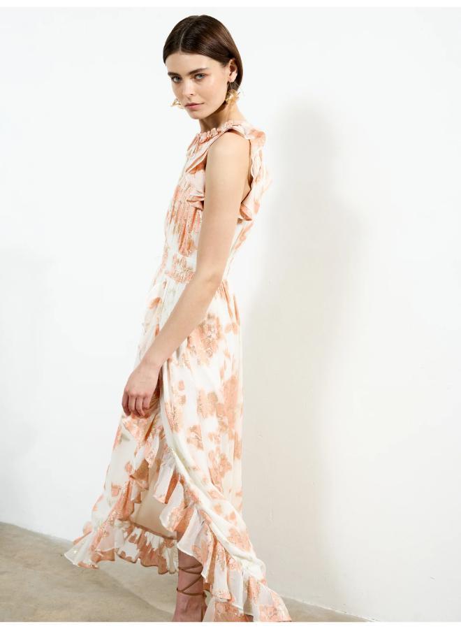 French Connection Floral Ruffle Maxi Dress - Image 3