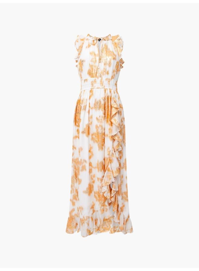 French Connection Floral Ruffle Maxi Dress - Image 5