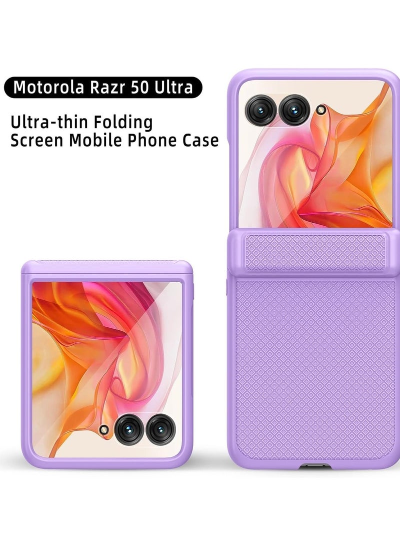 general Case Compatible with Motorola Razr 50 Ultra 5G, [Built-in Screen Protector] Hinge Protection All-inclusive Rugged PC Shockproof Protective Cover for Moto Razr 50 Ultra - Image 3