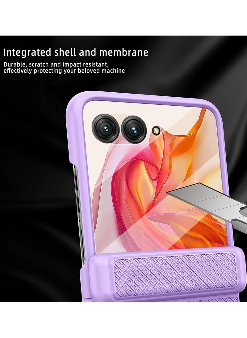 general Case Compatible with Motorola Razr 50 Ultra 5G, [Built-in Screen Protector] Hinge Protection All-inclusive Rugged PC Shockproof Protective Cover for Moto Razr 50 Ultra - Image 2