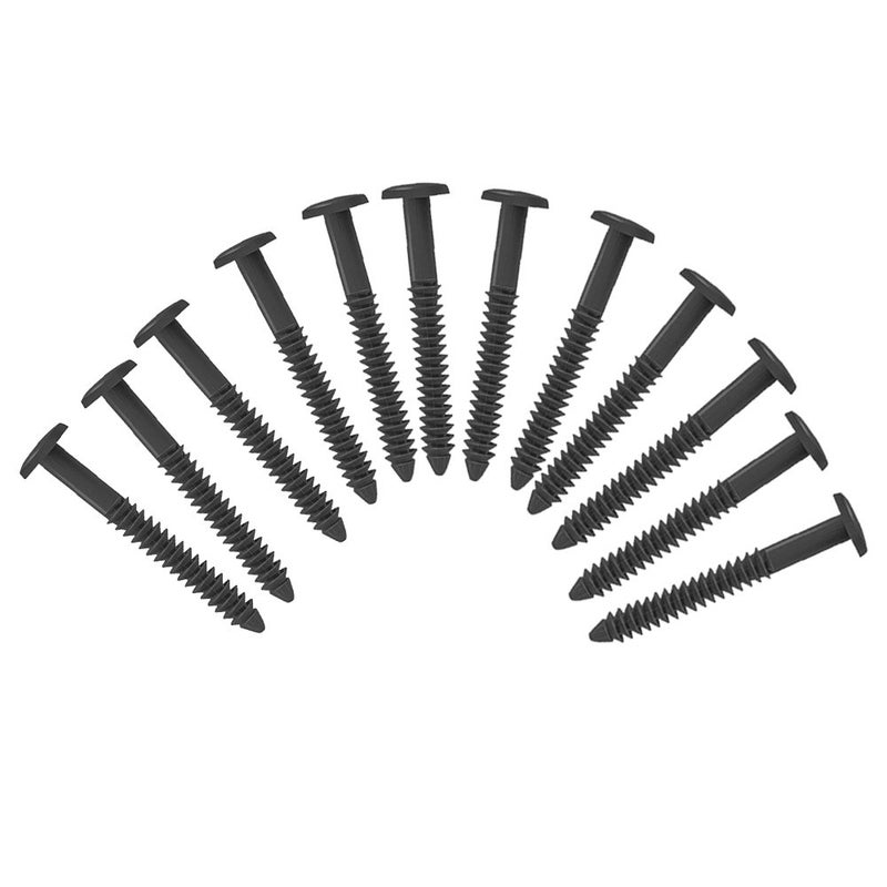Pack of 12 Vinyl Shutter Fastener Spike Loks for Installing Decorative Exterior Vinyl Shutters Dark Gray