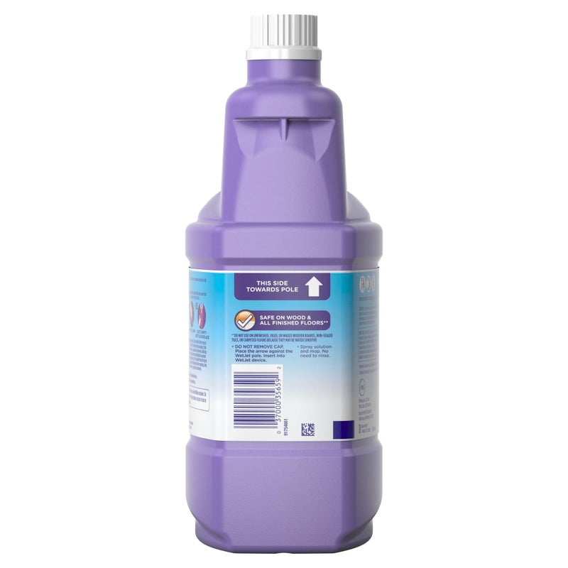 Swiffer WetJet Antibacterial Solution Refill for Floor Mopping and Cleaning, All Purpose Multi Surface Floor Cleaning Solution, Fresh Citrus Scent, 1.25 Liters - Image 3