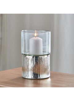 Ribbed Metallic Candleholder 13X13X20 Cm - pzsku/Z9FBA1919E727690D222CZ/45/_/1720281327/b4e1eada-0466-46c6-a4d1-e2602644c176