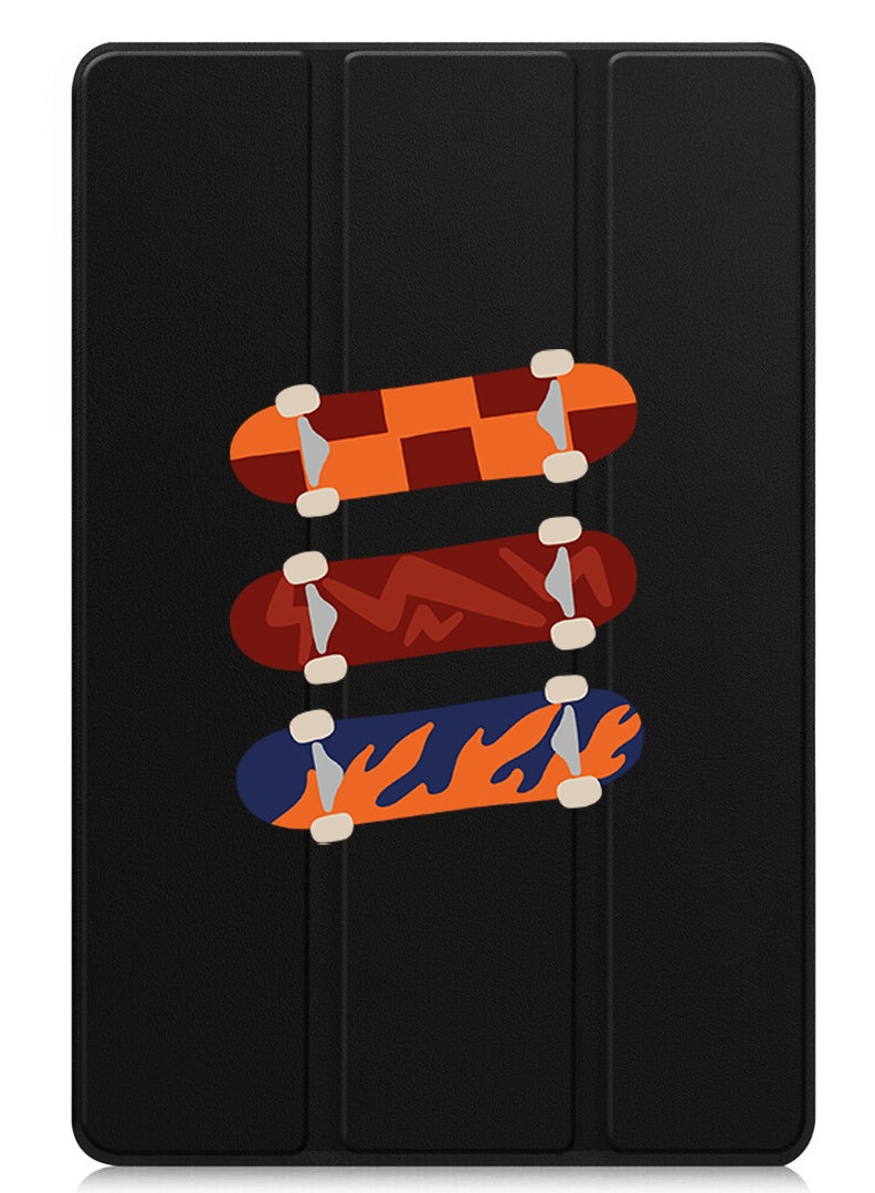 Theodor Protective Flip Case For Lenovo Xiaoxin Pad (2024) With Trifold Stand Auto Wake Sleep Shockproof Cover Skates - Image 1