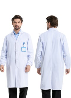 Gasin Long Sleeves Medical Lab Coat White  - Image 2