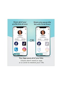 Circle Social Tap Is Digital Smart Business Card-Media Accessory Compatible with iOS and Android-Circle an Airtag is NFC Tag That Shares Social Media Information Quickly  - Image 5