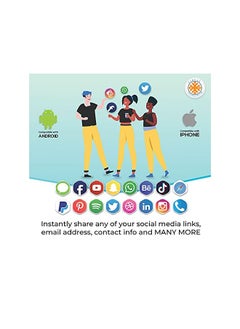 Circle Social Tap Is Digital Smart Business Card-Media Accessory Compatible with iOS and Android-Circle an Airtag is NFC Tag That Shares Social Media Information Quickly  - Image 3