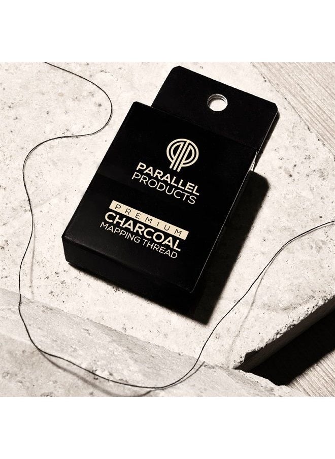 PARALLEL PRODUCTS - Parallel Products - Premium Eyebrow Mapping String for Microblading - Pre-Inked - 1 mm Charcoal Thread - Essential Brow Microblading Supplies - 15 Meters per Box (12 Pack) - Image 1